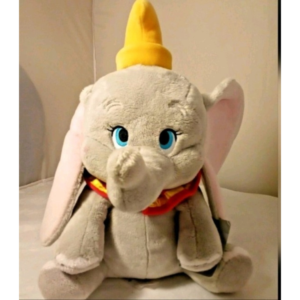 Disney Dumbo the Elephant 15" Plush Stuffed Animal AUTHENTIC OFFICIAL W/ Tags